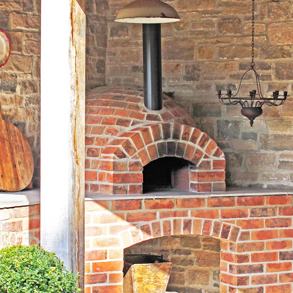 Igneus Ceramiko 760 Wood Fired Pizza Oven — rear view