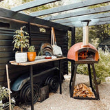 Igneus Ceramiko 760 Wood Fired Pizza Oven — in use outdoors