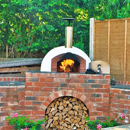 Igneus Ceramiko 760 Wood Fired Pizza Oven — set up and ready to use