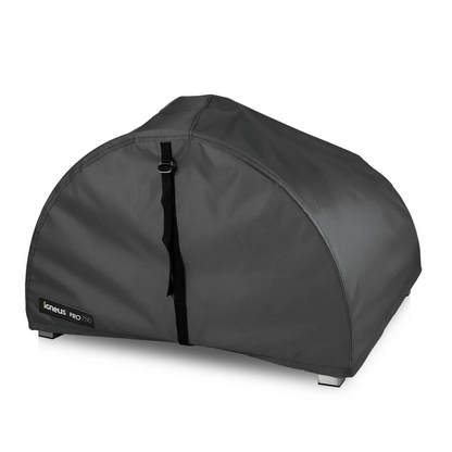 Igneus Pizza Oven Covers — close-up detail, styled in a garden setting