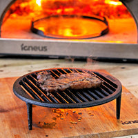 Igneus Cast Iron Tuscan Grill — from an angle