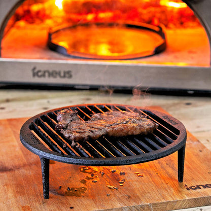 Igneus Cast Iron Tuscan Grill — from an angle