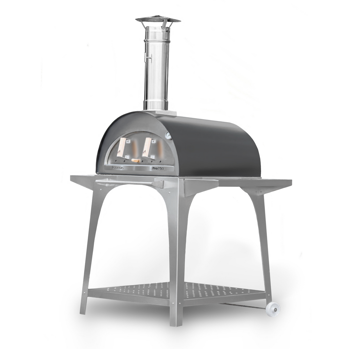 igneus pro 750 wood fired pizza oven product exterior view — view 4