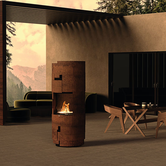 GlammFire Intermezzo Barbecue — in use outdoors