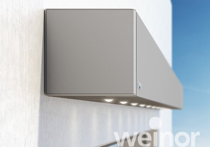 Cassette Awning | Weinor Kubata | Clean Cubic Lines | Spans Up To 7m | Optional LED