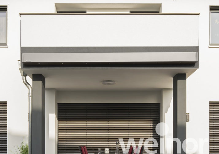 Cassette Awning | Weinor Kubata | Clean Cubic Lines | Spans Up To 7m | Optional LED