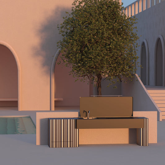 glammfire la boheme barbecue product exterior view