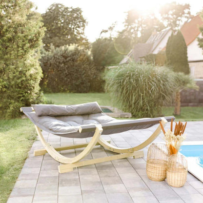 lounge bed anthracite product exterior view — view 4