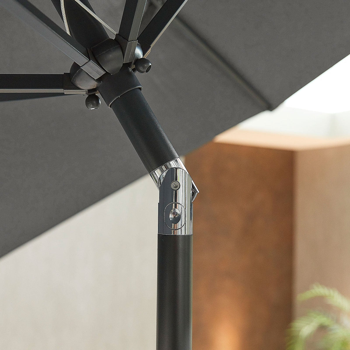 Antigua Aluminium Parasol — from an angle (image 54)