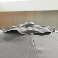 Antigua Aluminium Parasol — from an angle