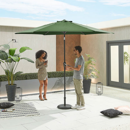 Antigua Aluminium Parasol — in daylight