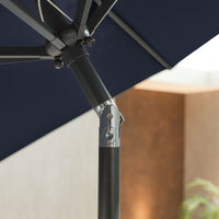 Antigua Aluminium Parasol — close-up detail