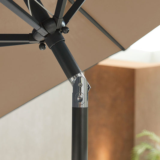 Antigua Aluminium Parasol — in use outdoors