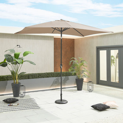 Antigua Aluminium Parasol — with accessories shown (image 64)