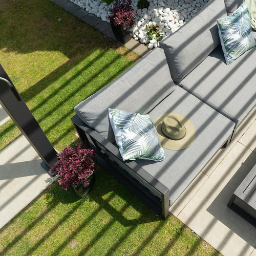 Titan Freestanding Aluminium Pergola — from above