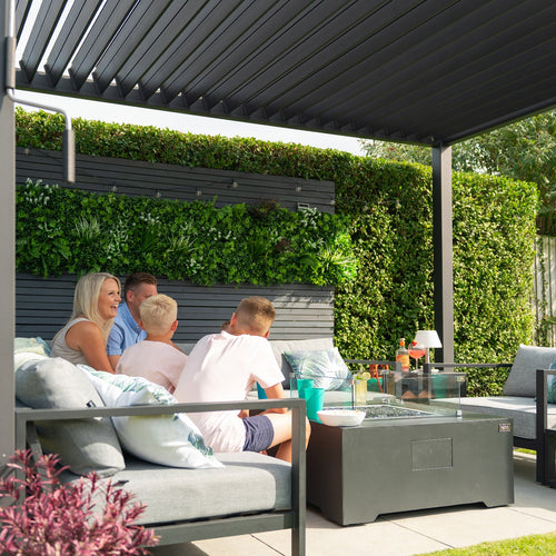 Titan Freestanding Aluminium Pergola — showing texture and finish
