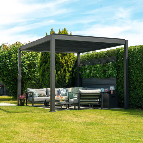 Titan Freestanding Aluminium Pergola — close-up detail