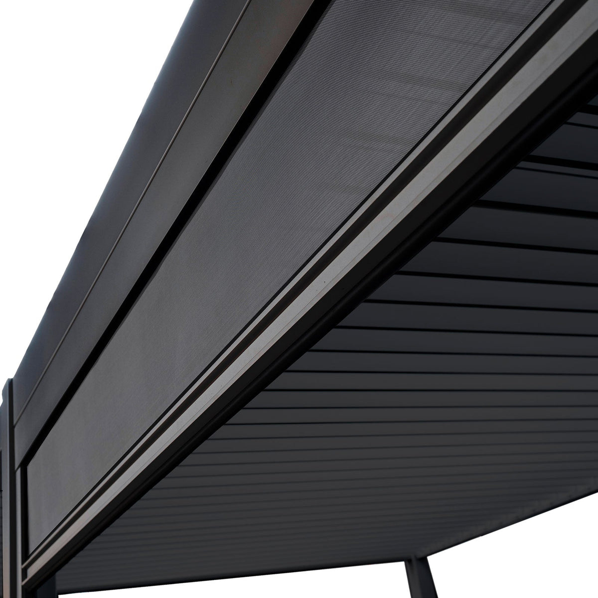 Titan Pergola Pull Down Privacy Screen — from above