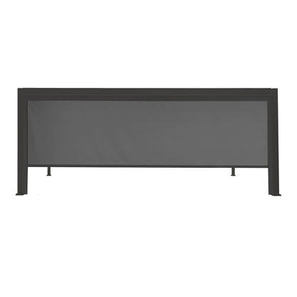 Titan Pergola Pull Down Privacy Screen — rear view