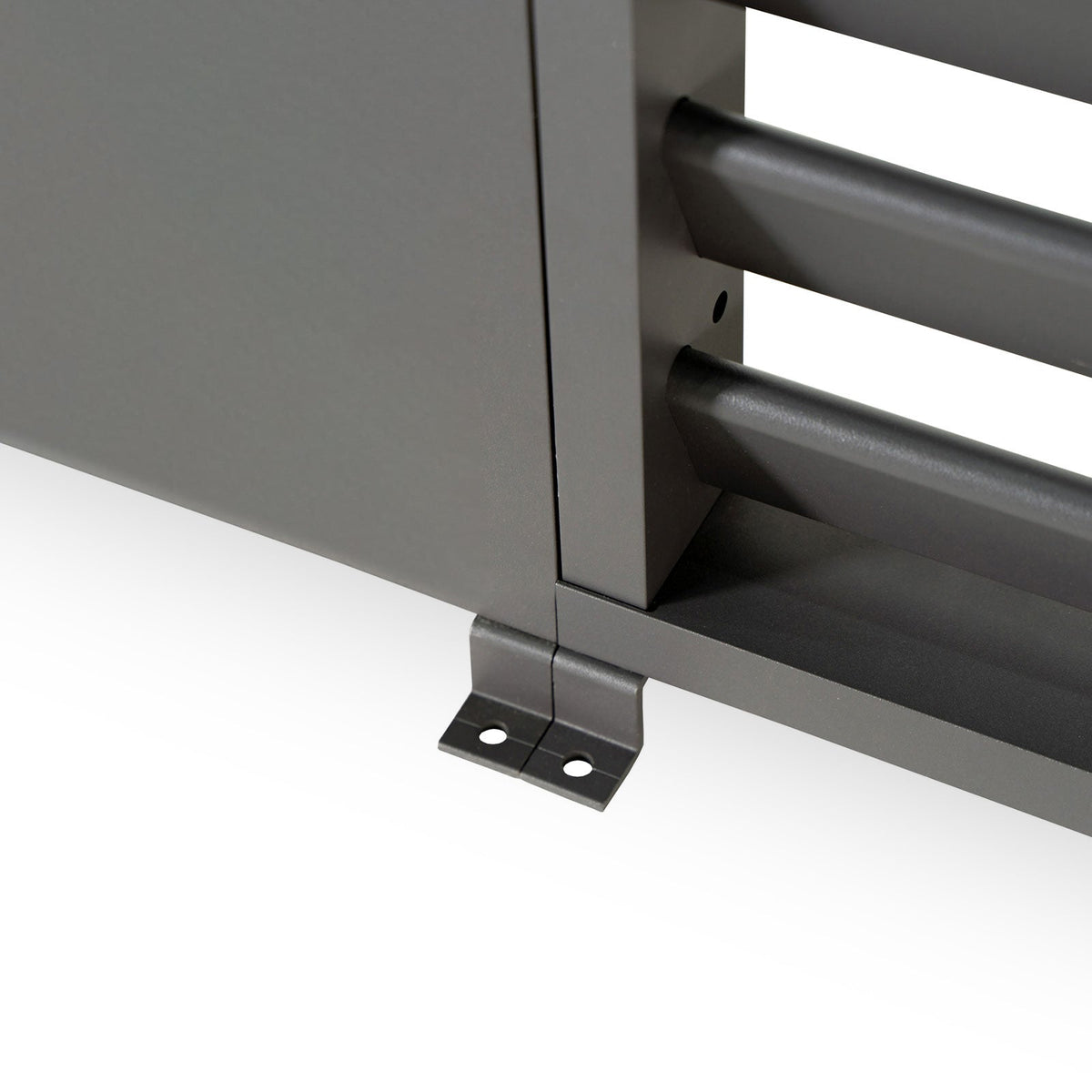 Titan 31cm Solid Side Wall Panel — in a patio setting