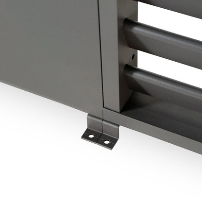 Titan 31cm Solid Side Wall Panel — in a patio setting