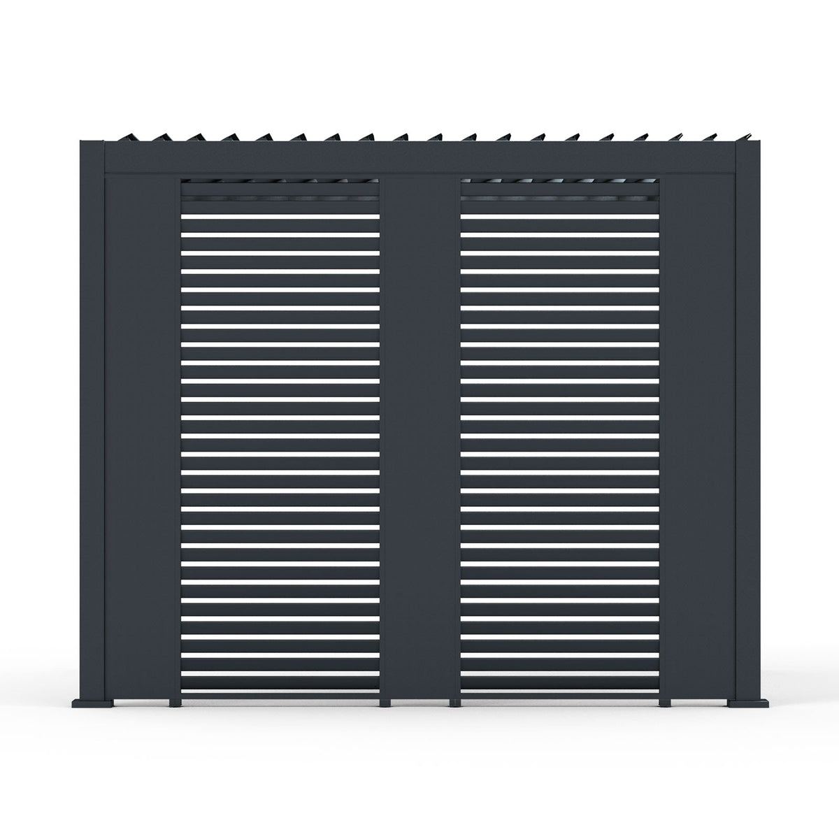 Titan 31cm Solid Side Wall Panel — set up and ready to use