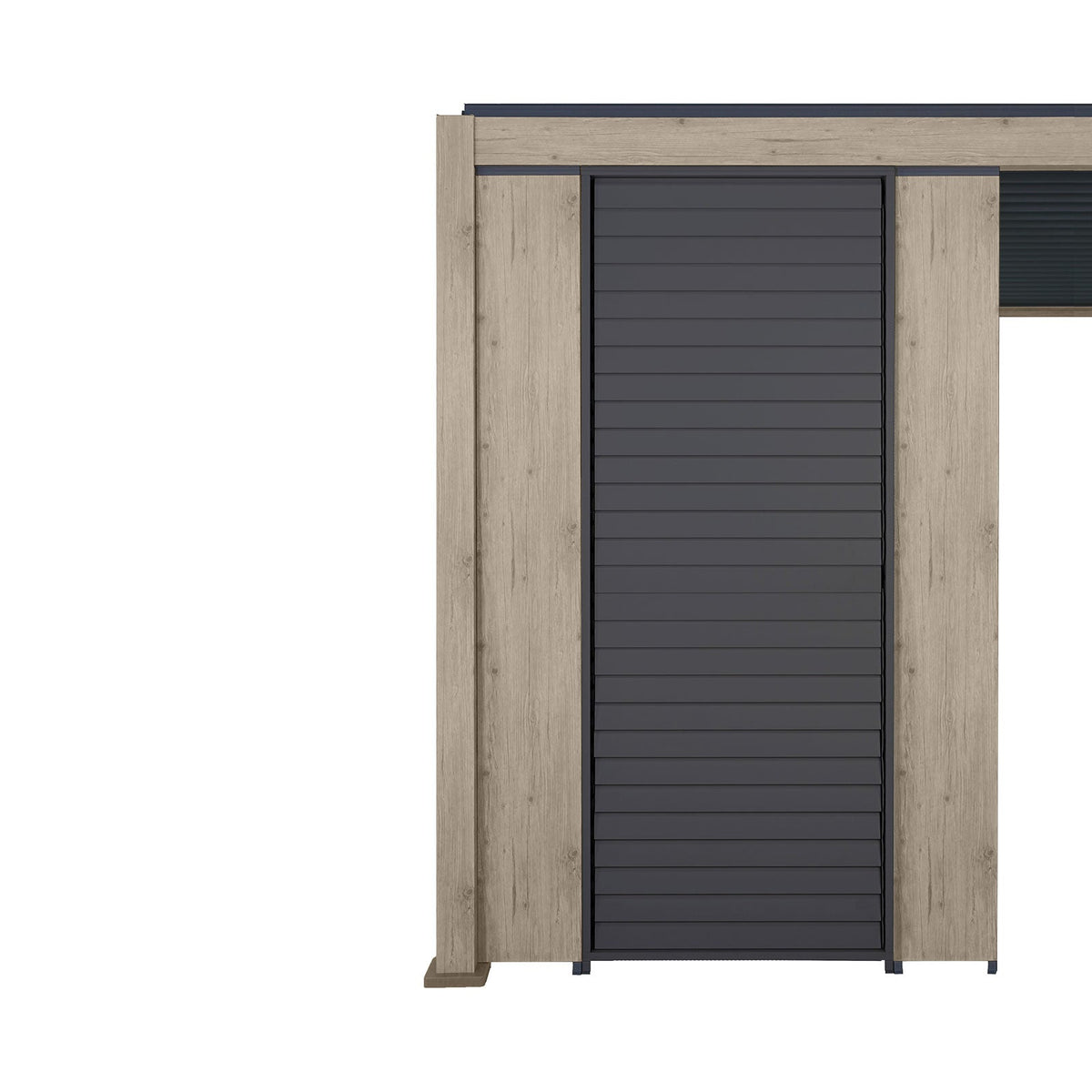 Titan 31cm Solid Side Wall Panel — from above