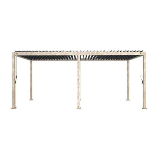 Titan Freestanding Aluminium Pergola — interior view