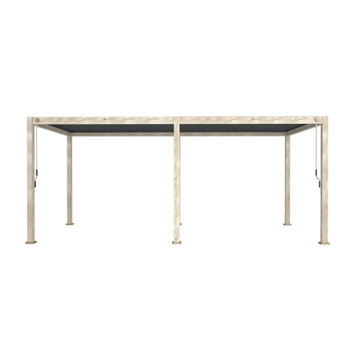 Titan Freestanding Aluminium Pergola — exterior finish detail
