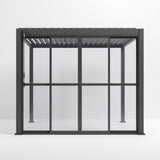 Titan Clear Sliding Doors — close-up detail