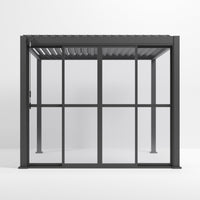 Titan Clear Sliding Doors — close-up detail