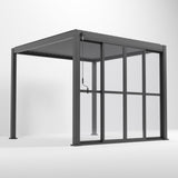 Titan Clear Sliding Doors — front view