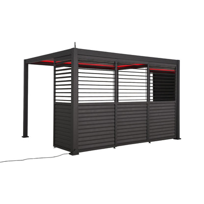 Titan Louvred Side Wall — front view
