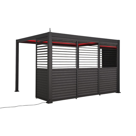 Titan Louvred Side Wall — front view