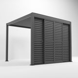 Titan Louvre Sliding Doors — front view