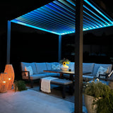 Titan Freestanding Aluminium Pergola — in use outdoors