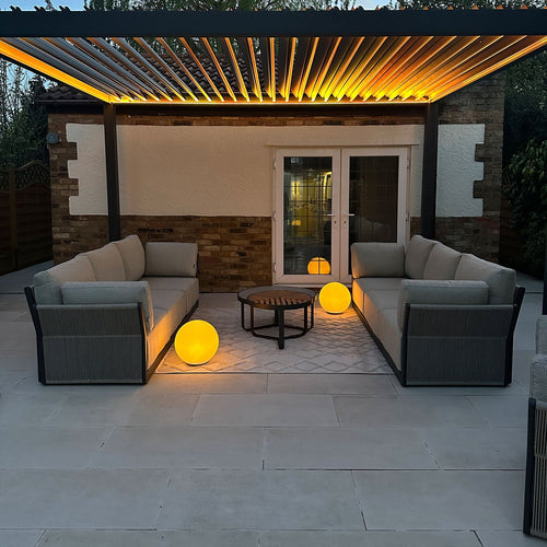 Titan Freestanding Aluminium Pergola — close-up detail