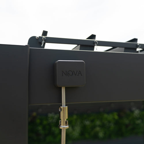 Titan Freestanding Aluminium Pergola — open configuration