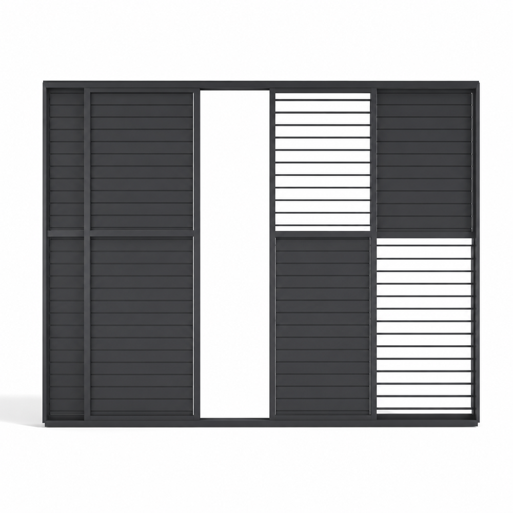 Adjustable Louvre Sliding Door