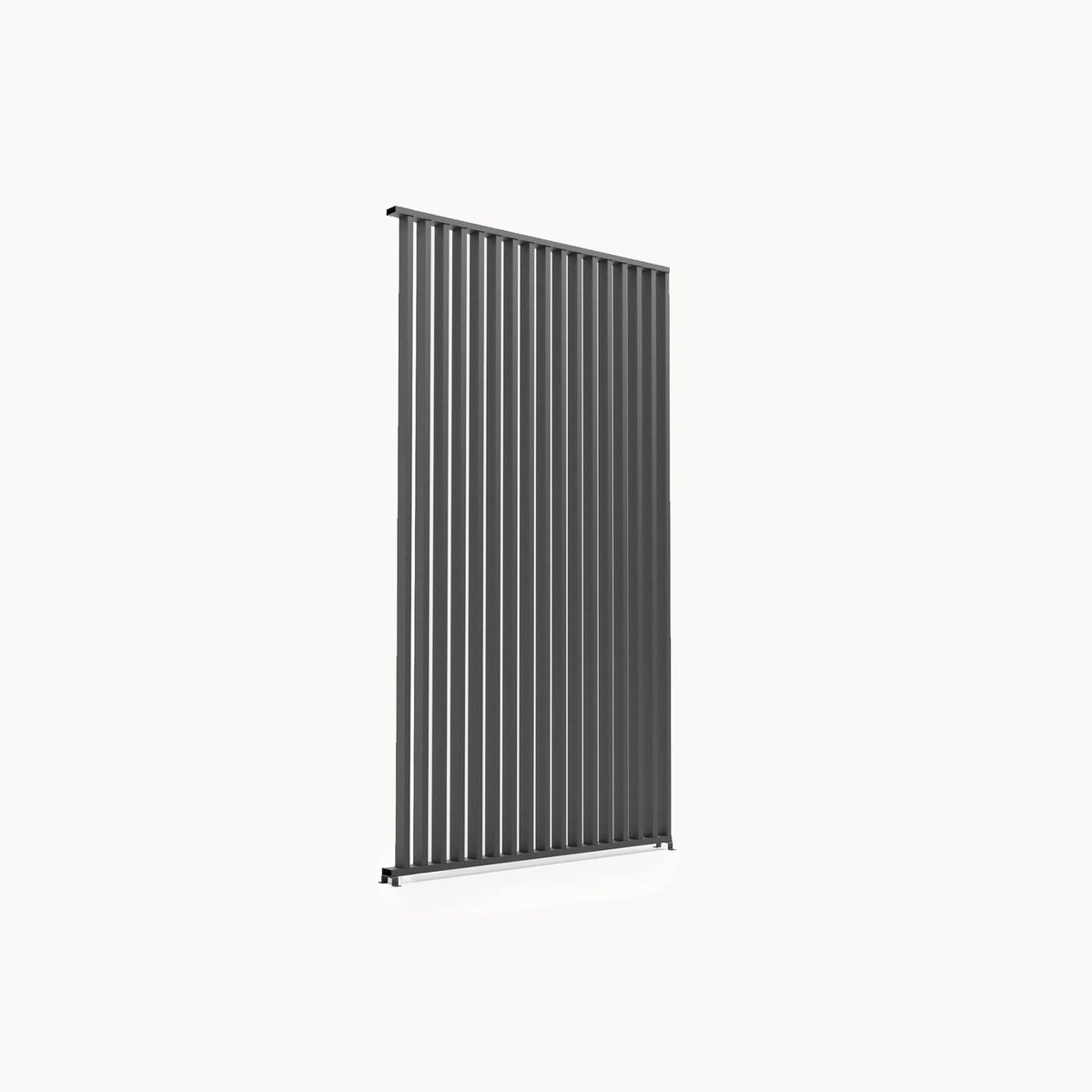 Vertical Louvre Side Wall Panel — side profile