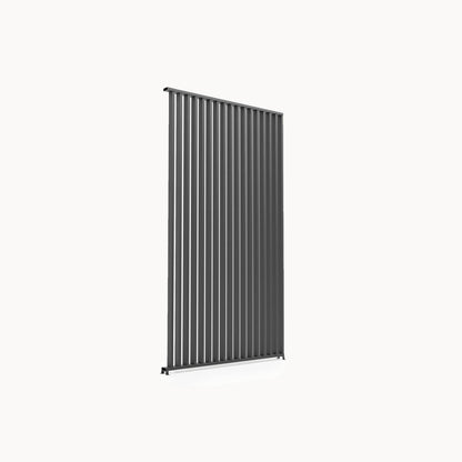 Vertical Louvre Side Wall Panel — side profile