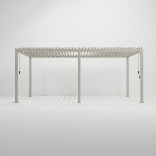 Titan Freestanding Aluminium Pergola — in a contemporary garden