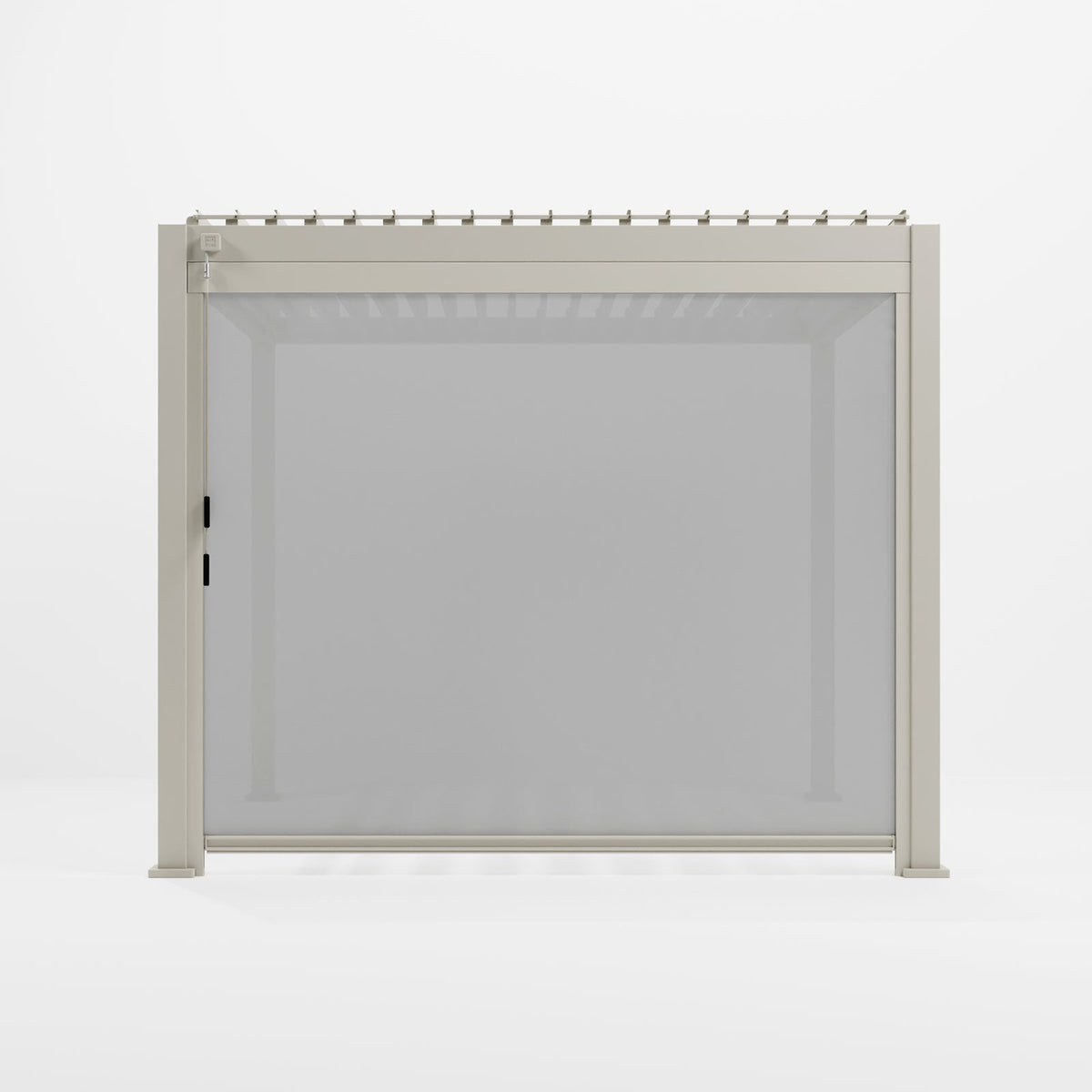Titan Pergola Pull Down Privacy Screen — showing texture and finish