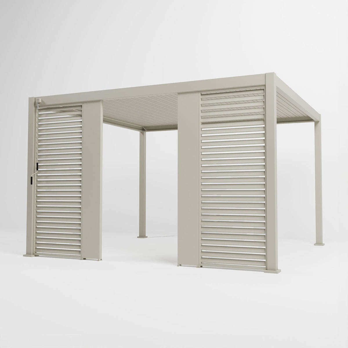 Titan 31cm Solid Side Wall Panel — in use outdoors