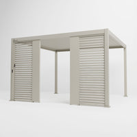 Titan 31cm Solid Side Wall Panel — in use outdoors