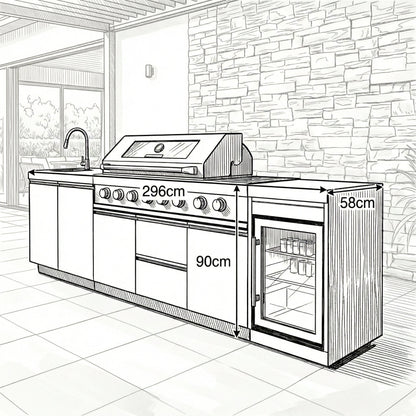 Assado Outdoor Kitchen — close-up detail