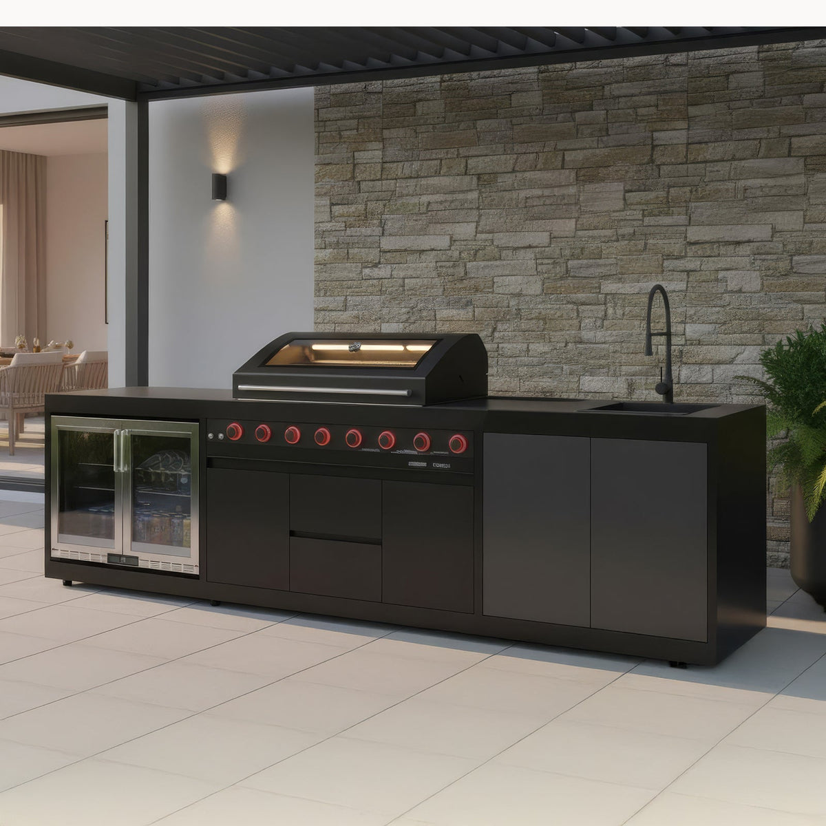 Assado Plus Outdoor Kitchen — front view