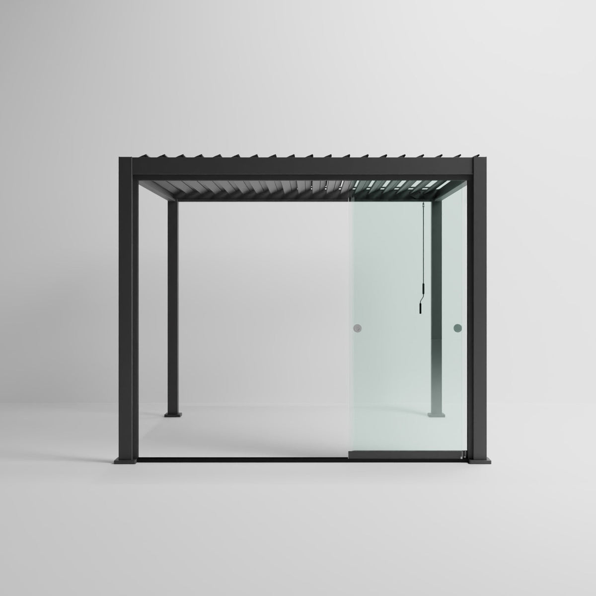 Titan Glass Sliding Doors Pack — in use outdoors