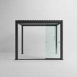 Titan Glass Sliding Doors Pack — in use outdoors