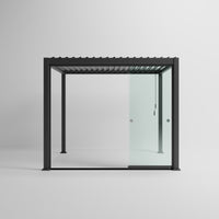 Titan Glass Sliding Doors Pack — in use outdoors